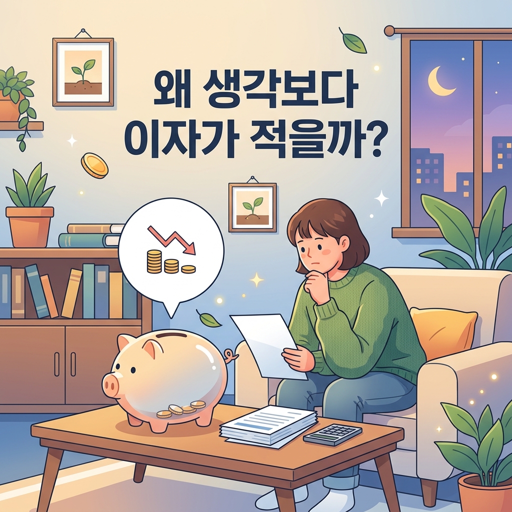 ai thumbnail illustration 왜 생각보다 이자가 적을까 1787070190