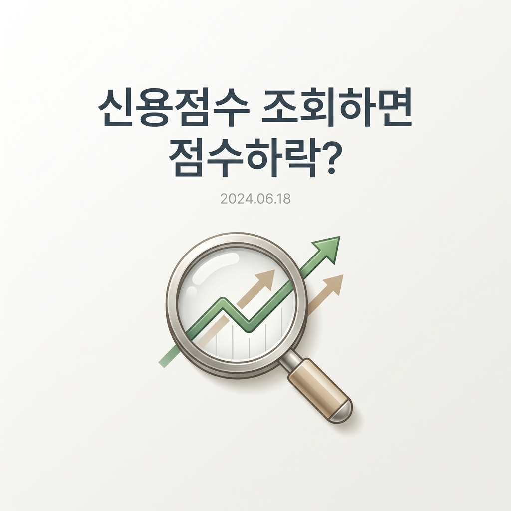 ai thumbnail minimal 신용점수 조회하면 점수하락 1787400756