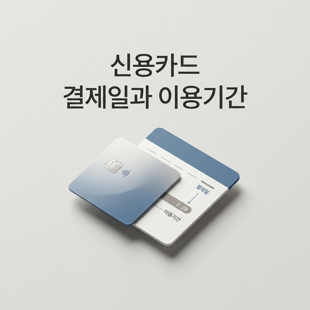 ai thumbnail minimal 신용카드 결제일과 이용기간 1787334732