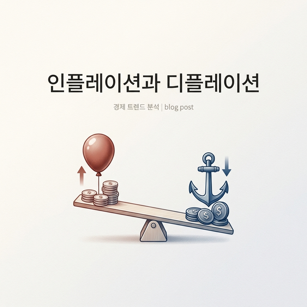 ai thumbnail minimal 인플레이션과 디플레이션 1787401499